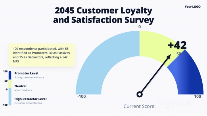 Customer Loyalty Gauge Animation
